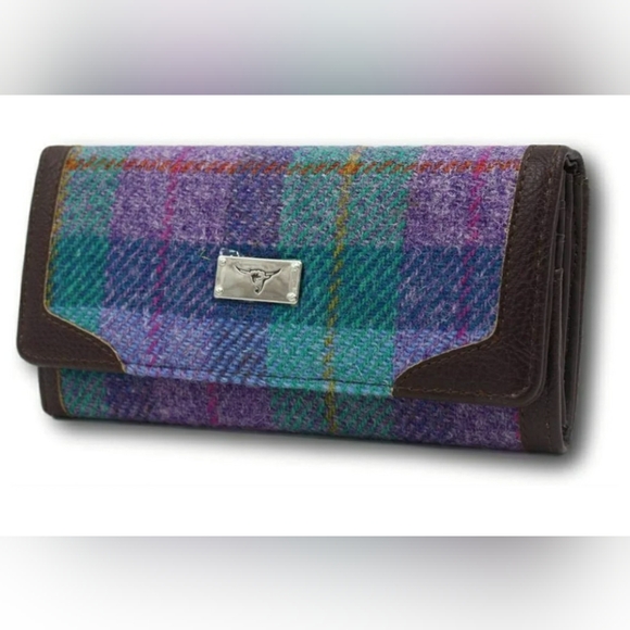 Glen Appin Women's Harris Tweed & Leather Gloves